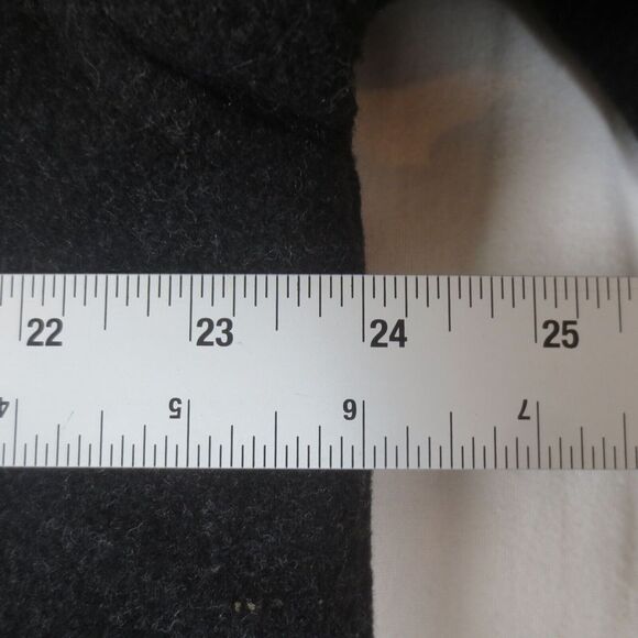 Croft & Barrow Jacket‎ Mens Medium Charcoal Full Zip Wool Blend Quilted Lining - Picture 6 of 9